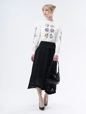 TORY BURCH | Sac en cuir - Sac à main ROBINSON SPAZZOLATO | schwarz